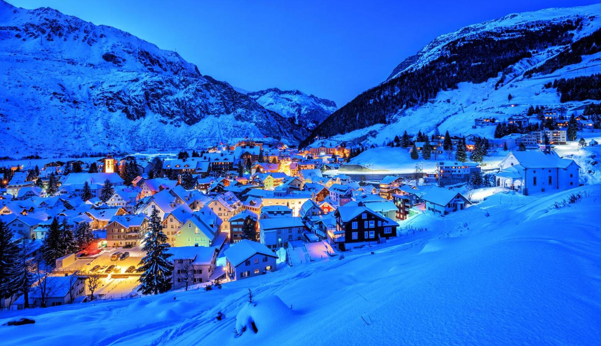Top Modernes Apartment Im Herzen Von Andermatt Balkon & Bergblick Экстерьер фото